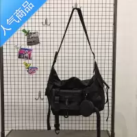 封后日系ins单肩斜挎包男潮牌原宿机能包时尚百搭学生暗黑风工装包女
