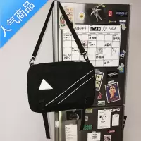 封后大学生双肩包潮牌男女单肩两用反光电脑斜挎书包中学生多背包学生书包