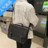 封后threebox韩国日系男士手提包复古商务单肩包女斜挎文件公文电脑包