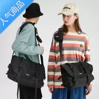 封后斜挎包男 刘耀文同款日系ins潮休闲尼龙港风机能包女工装包