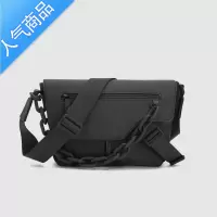 封后UR斜挎男包2022秋季新款大容量马鞍包街头潮牌休闲机车风个性胸包腰包男