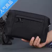 封后男士手拿包斜跨包两用手抓包手拎包夹包单肩包小牛津布帆布尼龙大