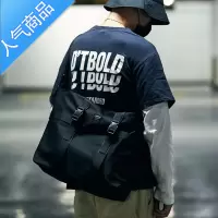 封后大容量托特包斜挎包男ins潮男电脑上课手提包机能风单肩包X单肩包男
