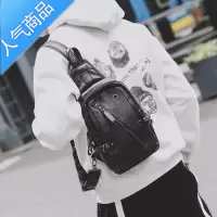 封后香港潮牌新款男胸包青年时尚百搭休闲背包韩版街头单肩斜挎包斜挎包男