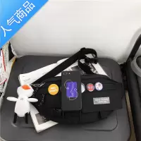 封后香港斜挎包男士休闲日系小背包胸包斜跨女单肩包男潮腰包