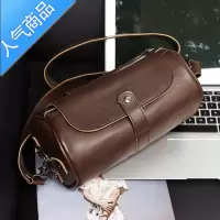 封后潮牌男包单肩包圆筒包复古时尚韩版休闲男女斜挎包手机包桶包单肩包男