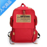 封后书包女韩版高中原宿ulzzang大学生百搭ins双肩包大容量暗黑背包男学生书包