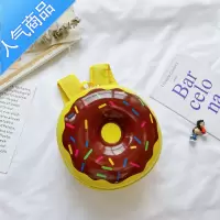 封后新款儿童彩虹甜甜圈硬壳男女童双肩包可爱卡通幼儿园2-5岁书包学生书包