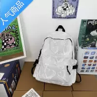 封后潮牌原创反光书包女初中学生原宿酷辣风高中大学生双肩男背包旅行学生书包