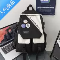 封后书包ins潮酷小众大容量双肩包女大学生高中背包男生街头潮流初中学生书包