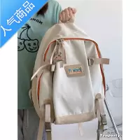 封后日系ins复古百搭双肩包 大容量背包女韩国原宿初中生高中学生书包