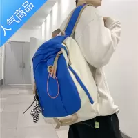 封后克莱因蓝ins森系书包女高中大学韩版日系百搭背包初中生双肩包男学生书包
