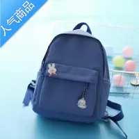 封后日系简约纯色夏天小背包小清新中号百搭小双肩包轻便小巧小书包学生书包