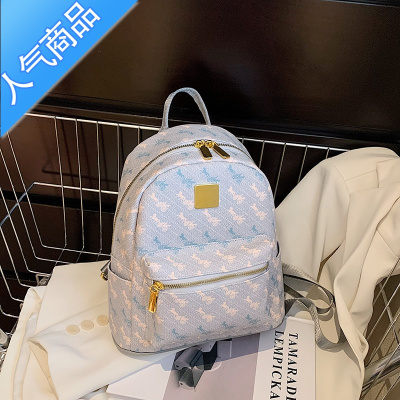 封后质感小包包2022新款潮时尚女士双肩包夏季百搭ins休闲旅行小背包