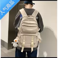 封后大容量书包女潮酷高中大学生韩版原宿百搭日系背包男休闲双肩包学生书包