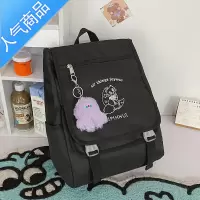 封后+_书包女中学生初中生女生背包少女补学生紫色原创小众双肩包学生书包