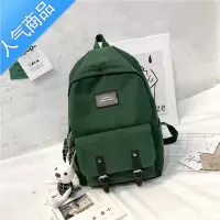 封后ins书包女韩版高中原宿ulzzang初中生大学生帆布大容量双肩包背包学生书包