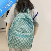 封后书包女大学生简约韩版原宿ulzzang背包2022新款森系高中双肩包女学生书包
