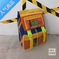 封后潮日系街头大容量旅行包撞色原宿港风双肩包男女情侣背包学生书包旅行包男女