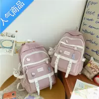 封后书包原创小众设计背包百搭初中生大学生ins原宿双肩包女2022新款学生书包