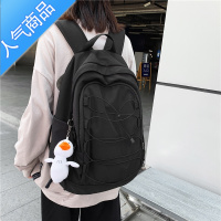 封后书包女韩版原宿ulzzang高中大学生初中生背包ins休闲大容量双肩包学生书包
