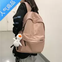 封后书包女大学生设计感小众2021新款简约大容量初中生双肩包旅行背包学生书包