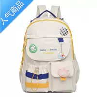 封后书包女小学生简约大容量可爱高颜值背包ins日系高中初中生双肩包学生书包