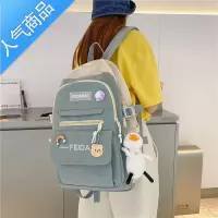 封后书包女学生韩版初中ins森系百搭大容量双肩包小清新高中背包耐用学生书包