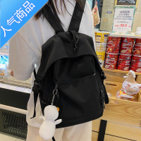 封后拼色书包女原宿ulzzang可爱少女小学生夏季初中生中学生双肩背包学生书包