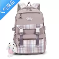 封后初中生书包女中学生大容量双肩包大学生校园轻便2022新款电脑背包学生书包
