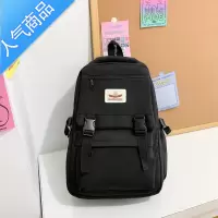 封后ins风书包女日系初中高中生百搭背包2022年新款森系大容量双肩包学生书包