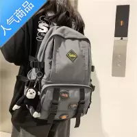 封后2022新款原创小众韩版大学生高中书包女大容量中学生背包男双肩包学生书包