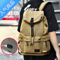 封后背包男潮ins日系大容量帆布双肩包原创小众书包大学生轻便旅行包旅行包男女