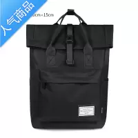 封后.日系双肩包女大学生手提小众简约风书包大容量电脑背包男学生书包
