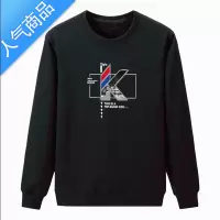 喻娄秋冬新款男士保暖卫衣加绒加厚套头时尚圆领长袖t恤打底衫潮T恤