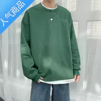 喻娄炸街卫衣男设计感小众上衣内搭打底衫日系叠穿假两件长袖t恤T恤