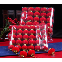 灯笼新年春节迷笼挂饰你植绒小灯树上场景婚喜婚布置室内户外阳台