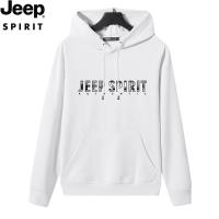 JEEP吉普卫衣男士春夏新款连帽薄韩版上衣男士套头衫