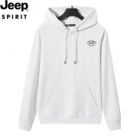 JEEP吉普卫衣男春新款长袖套头连帽帽衫男士休闲上衣潮