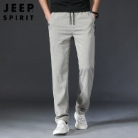 JEEP吉普运动裤男装休闲裤夏季薄款大码免烫直筒裤1118
