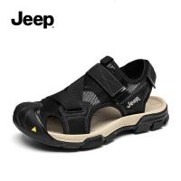 JEEP SPIRIT吉普包头凉鞋男夏季外穿运动软底男款开车休闲男士沙滩洞洞鞋