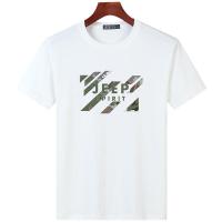 JEEP SPIRIT吉普短袖T恤男2021夏季新款男士薄款冰丝T恤休闲纯棉圆领半袖