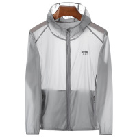 JEEP SPIRIT  吉普户外防晒衣男士夏装超薄皮肤衣防紫外线大码风衣轻薄夹克