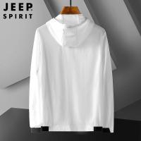 JEEP SPIRIT  2021年夏季新款拉链宽松型薄款宽休闲纯色防晒外套