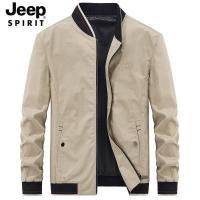 JEEP SPIRIT 吉普2021春秋季休闲立领户外夹克男青年宽松百搭时尚大码外套男上衣
