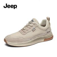 JEEP SPIRIT 吉普男鞋2021年新款夏季透气跑步运动鞋秋季男士薄款休闲潮鞋