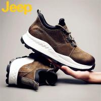 JEEP SPIRIT 吉普男鞋秋季新款百搭男士休闲运动老爹鞋子男潮鞋户外增高鞋