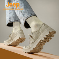 jeep吉普男鞋夏季透气薄款户外运动帆布鞋男百搭低帮休闲鞋子男潮