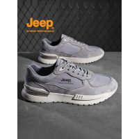 jeep男鞋2022新款透气百搭厚底休闲鞋男士运动鞋品牌正品软底潮鞋