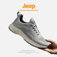 jeep吉普男鞋夏季网鞋男透气薄款轻便软底跑步鞋防臭休闲运动鞋子